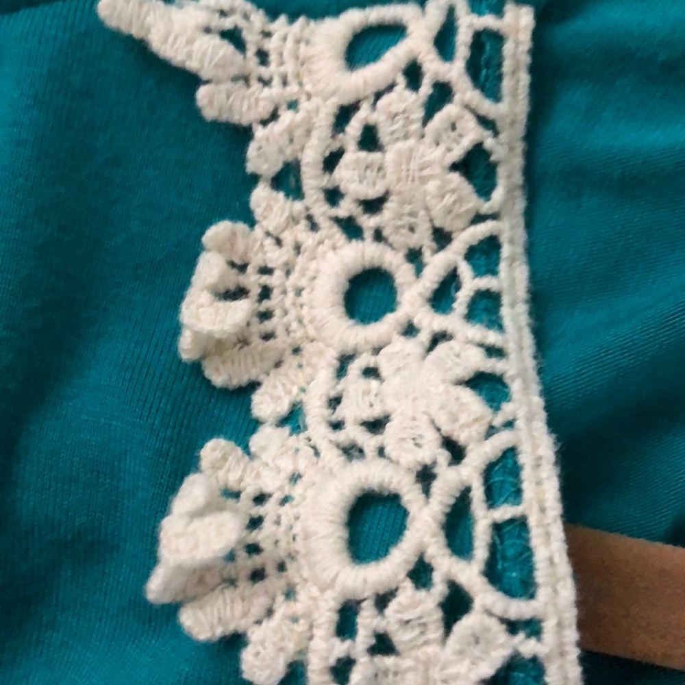 Blue/green jumper, very comfy and cute!! - Picture 4 of 5